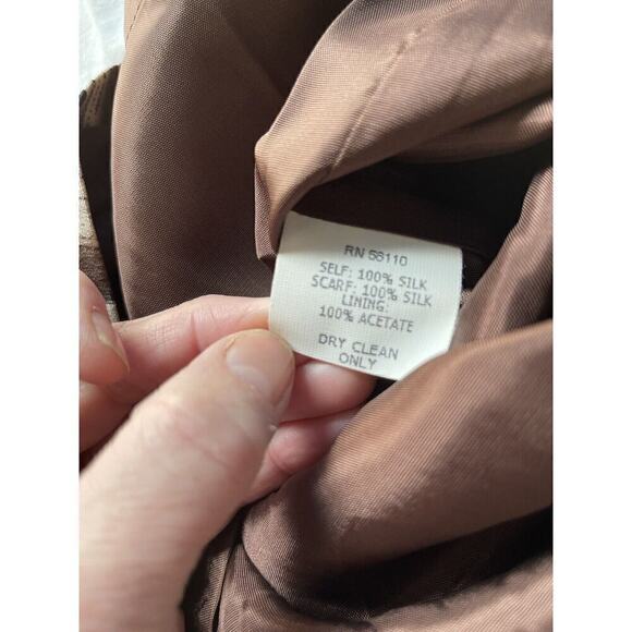 David Meister Strapless Sheath Mini Silk Dress Leopard Print 4/6 Mob Wife - Picture 7 of 7